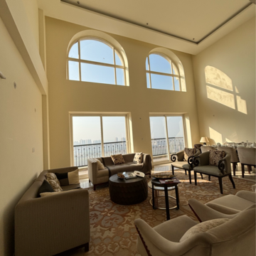 Living Room in 4 BHK Penthouse at ATS Triumph, Dhanwapur – for Sale