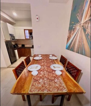 Furnished Amenities in 3 BHK Apartment at Omaxe The Palace, Gomti Nagar – for Rent