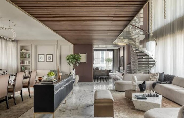 Living Room, ats-marigold 4 Bedroom 6640 Sq.Ft. Penthouse In Sector 89a Gurgaon 9713049