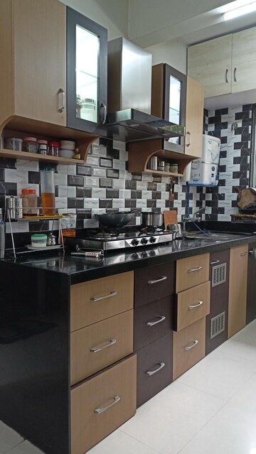 Kitchen in 2 BHK Apartment at Bhusari Colony – for Rent