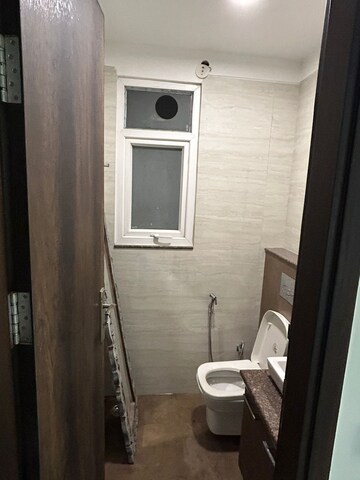Bathroom in 3.5 BHK Builder Floor at Ansal Sushant Floors, Sushant Lok ii – for Rent
