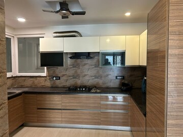 Kitchen in 3.5 BHK Builder Floor at Ansal Sushant Floors, Sushant Lok ii – for Rent