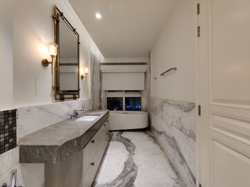 Kitchen in 2 BHK Apartment at Bhartiya Leela Residences, Thanisandra Main Road – for Rent