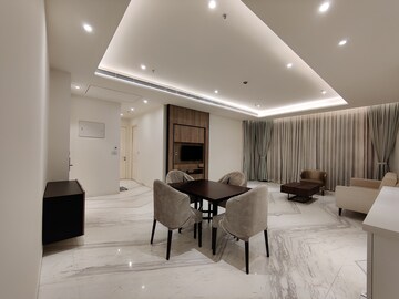 Team Area in 2 BHK Apartment at Bhartiya Leela Residences, Thanisandra Main Road – for Rent