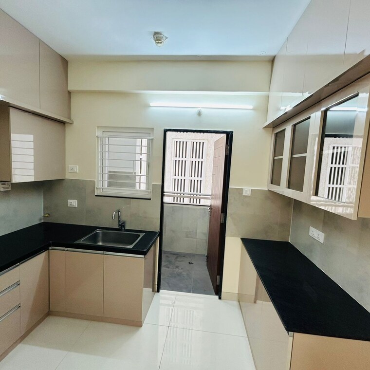 Kitchen, my-home-sayuk 2 Bedroom 1355 Sq.Ft. Apartment In Nallagandla Hyderabad 9713213
