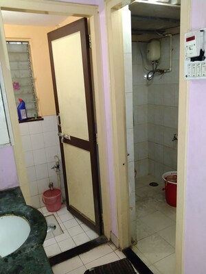 Bathroom in 1 BHK Apartment at Guru Ganesh Nagar Society, Kothrud – for Rent
