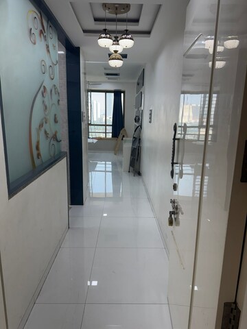 Building Lobby in 2.5 BHK Apartment at Oberoi Realty Woods, Goregaon East – for Rent