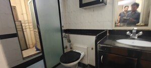 Bathroom in 2 BHK Apartment at Silver Crest Powai, Powai – for Rent