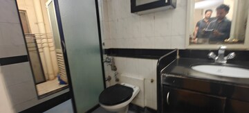 Bathroom in 2 BHK Apartment at Silver Crest Powai, Powai – for Rent