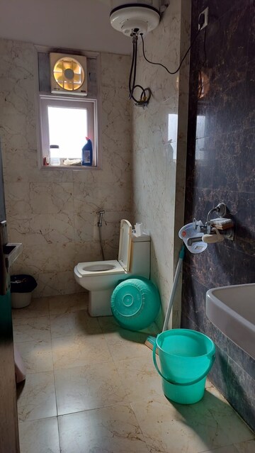 Bathroom in 2 BHK Builder Floor at Tarika CGHS, Sector 43 – for Rent