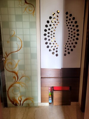 Bathroom in 3 BHK Apartment at Adani Western Heights Sky Apartments, Andheri West – for Rent