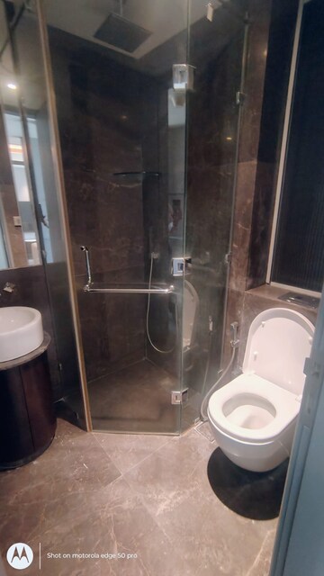 Bathroom in 4 BHK Apartment at Lodha Trump Tower, Worli – for Rent
