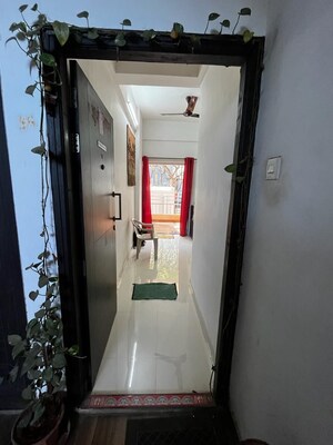 Building Lobby in 1 BHK Apartment at Varma Fortune House, Kharadi – for Rent