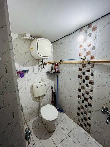 Bathroom in 1 BHK Apartment at Varma Fortune House, Kharadi – for Rent