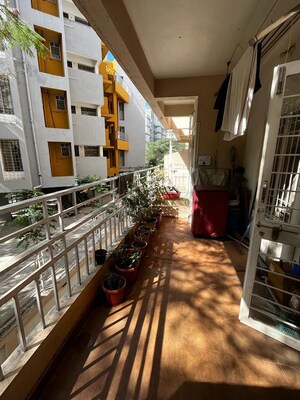 Balcony in 1 BHK Apartment at Varma Fortune House, Kharadi – for Rent