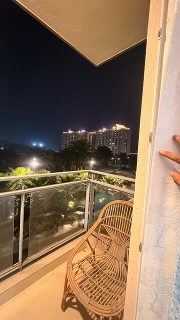 Balcony in 3.5 BHK Apartment at Shalimar Belvedere Court, Gomti Nagar – for Rent