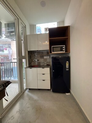 Kitchen in 3 BHK Builder Floor at Sector 55 – for Rent