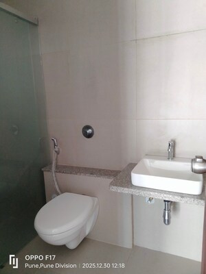 Bathroom in 2 BHK Apartment at Goel Ganga Acropolis, Baner – for Rent