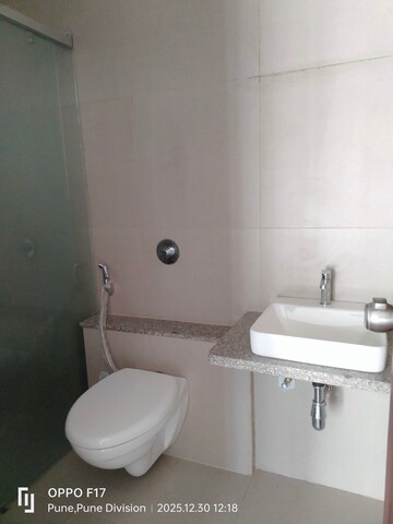 Bathroom in 2 BHK Apartment at Goel Ganga Acropolis, Baner – for Rent