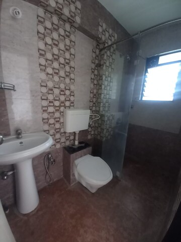 Bathroom in 2 BHK Apartment at Nyati Equatorial II, Bavdhan – for Rent