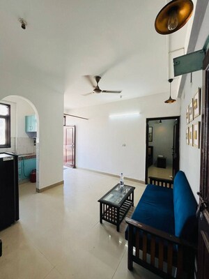 Living Room in 2 BHK Apartment at Saket – for Rent