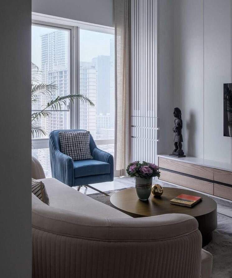 Living Room, indiabulls-blu 2 Bedroom 809 Sq.Ft. Apartment In Worli Mumbai 9713629