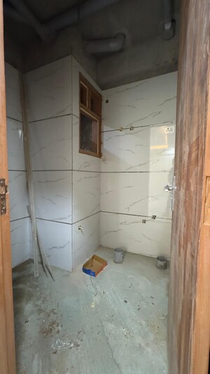 Bathroom in 3 BHK Builder Floor at Chattarpur – for Rent