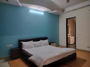 Bedroom in 4 BHK Builder Floor at Jasola Vihar – for Rent