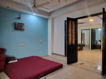 Bedroom in 4 BHK Builder Floor at Jasola Vihar – for Rent