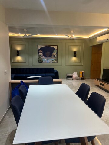 Living Room in 3 BHK Apartment at C G Road – for Rent