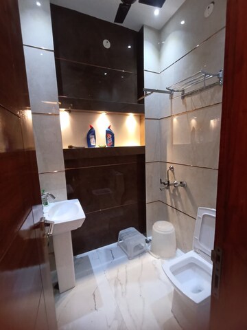 Bathroom in 3 BHK Independent House at RWA Apartments Sector 47, Sector 47 – for Rent