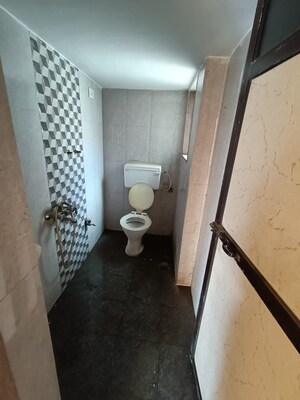 Bathroom in 1 BHK Apartment at Aakash Ganga CHS, Nalasopara West – for Rent