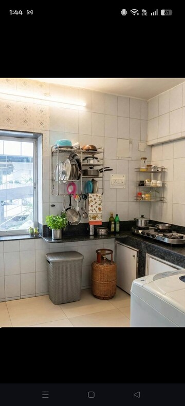 Kitchen in 1 BHK Apartment at Aaradhana Chs Lokhandwala, Lokhandwala – for Rent