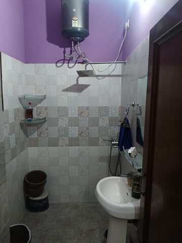 Bathroom in 2 BHK Builder Floor at Dhakoli – for Sale