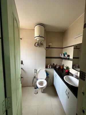 Bathroom in 3.5 BHK Apartment at Unitech Uniworld Gardens 2, Sector 47 – for Rent