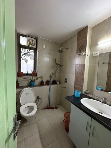 Bathroom in 3.5 BHK Apartment at Unitech Uniworld Gardens 2, Sector 47 – for Rent
