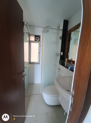 Bathroom in 1 BHK Apartment at Purushottam Plaza, Kasarvadavali – for Sale