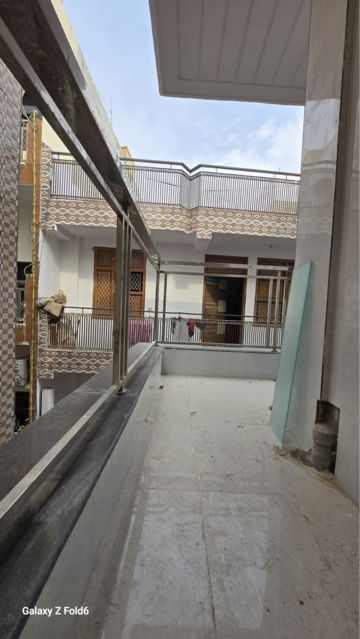 Balcony in 1 RK Builder Floor at Palm Residency Chhatarpur, Rajpur Khurd Extension – for Rent