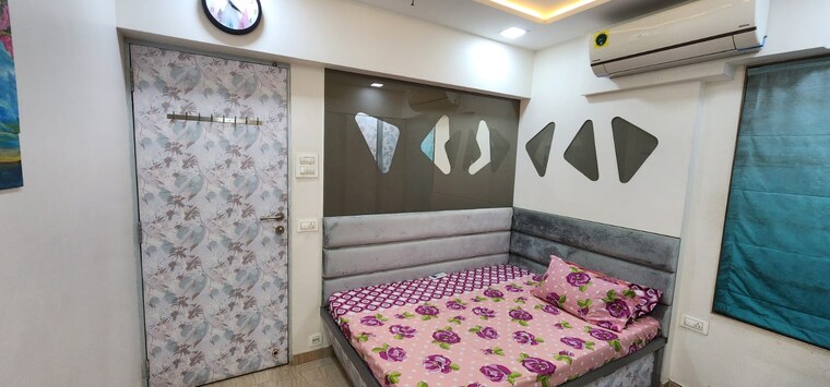 Bedroom, raunak-unnathi-woods-phase-6 1 Bedroom 490 Sq.Ft. Apartment In Ghodbunder Road Thane 9714077