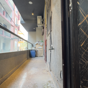 Balcony in 3 BHK Builder Floor at Chattarpur – for Rent