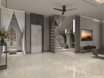 Living Room in 5 BHK Villa at Raj Nagar Extension – for Sale