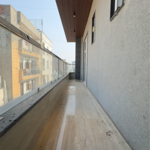 Balcony in 3 BHK Builder Floor at Chattarpur – for Rent