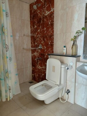 Bathroom in 3.5 BHK Apartment at Mantri Serenity, Kanakapura Road – for Rent