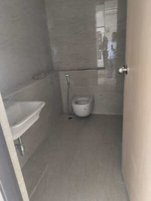 Bathroom in 3 BHK Apartment at Adani Ten BKC, Bandra East – for Rent