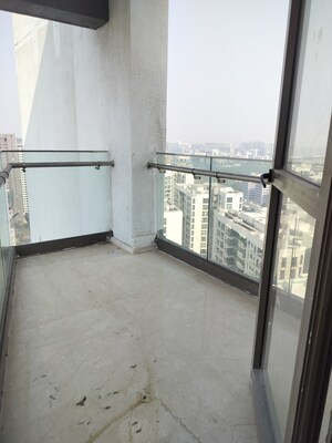 Balcony in 3 BHK Apartment at Adani Ten BKC, Bandra East – for Rent