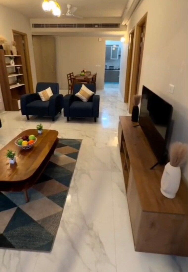 Living Room, m3m-heights 3 Bedroom 1828 Sq.Ft. Apartment In Sector 65 Gurgaon 9714911