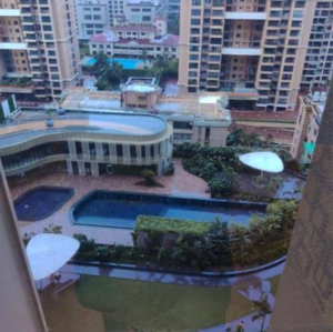 Balcony in 3.5 BHK Apartment at Runwal Elegante, Shashtri Nagar – for Sale