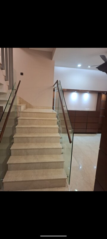 Staircase in 4 BHK Builder Floor at Chittaranjan Park – for Sale
