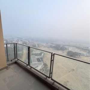 Balcony in 3.5 BHK Apartment at Shalimar One World Belvedere Court 3, Malesemau – for Rent
