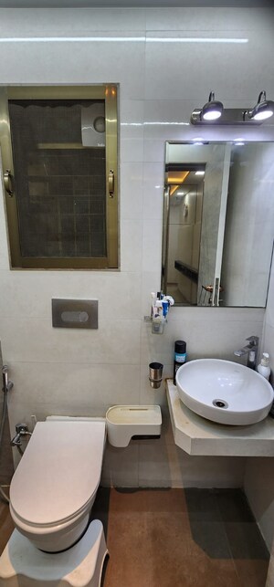 Bathroom in 2 BHK Apartment at Lodha Amara, Kolshet Road – for Rent